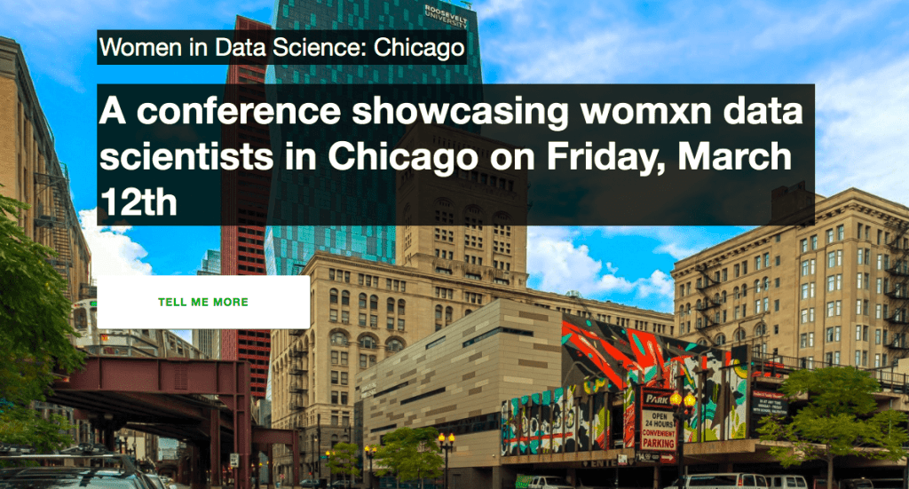 Women in Data Science:&nbsp;Chicago