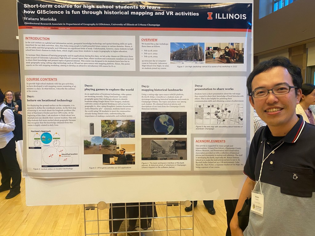 Dr. Morioka at&nbsp;CaGIS+UCGIS