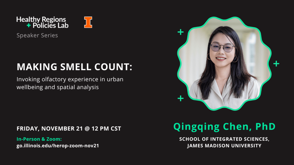 November Speaker Series: Making Smell&nbsp;Count