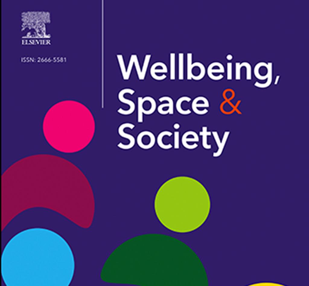 Snapshot of the cover of the journal, Wellbeing, Space & Society